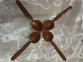 Oyun kaşığı ,halk oyunlar,4'lü plastik uzun saplı