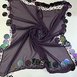 Bordo büyük boy halay mendili